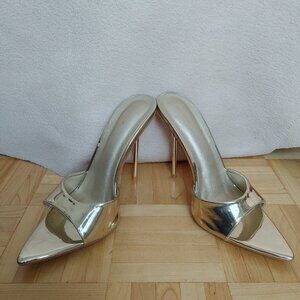 PrettyLittleThing Silver Heels